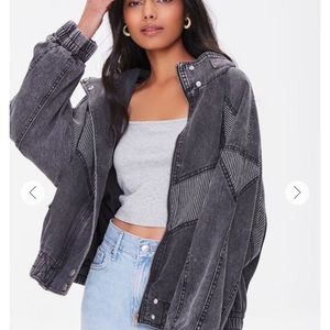 Black forever 21 denim jacket